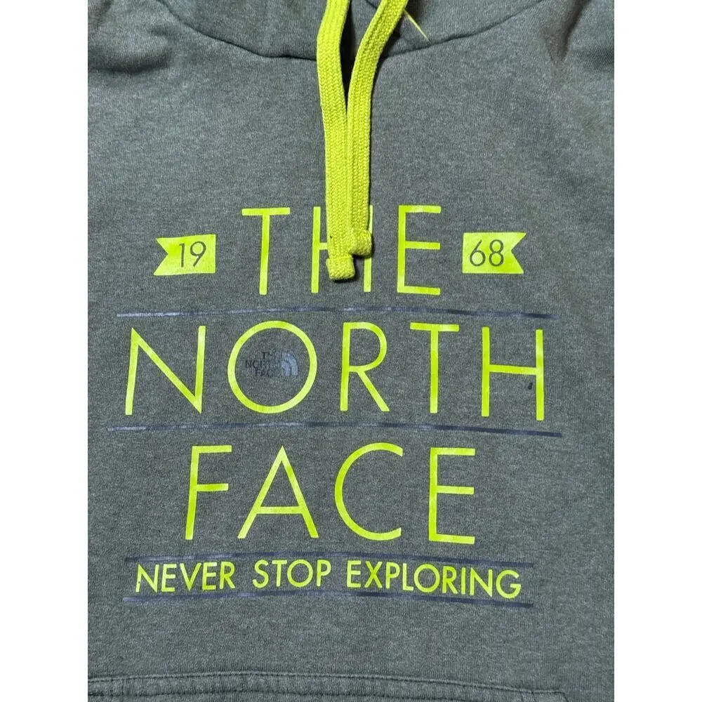 THE NORTH FACE pullover sweatshirt/hoodie size Men's Large, Green & Yellow